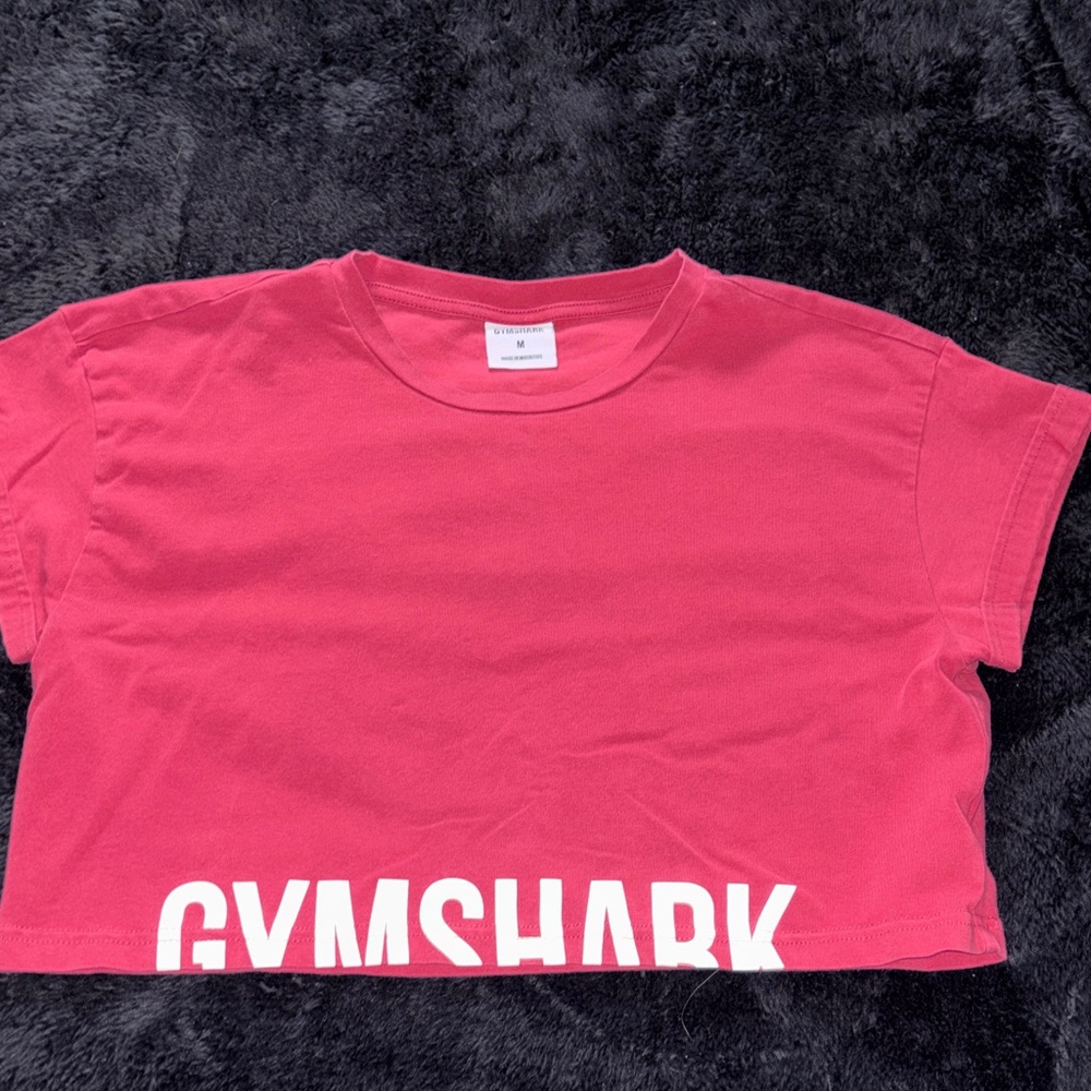 Gymshark Vibrant Pink Crop Top